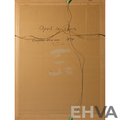 Alan Frost, (20th Century, Australian, 1919-1994), April in Paris [European Summer, 1979}, [One of a Series of 6], Wonderful Original Mixed Media on Paper, 83 x 63 cm (frame)