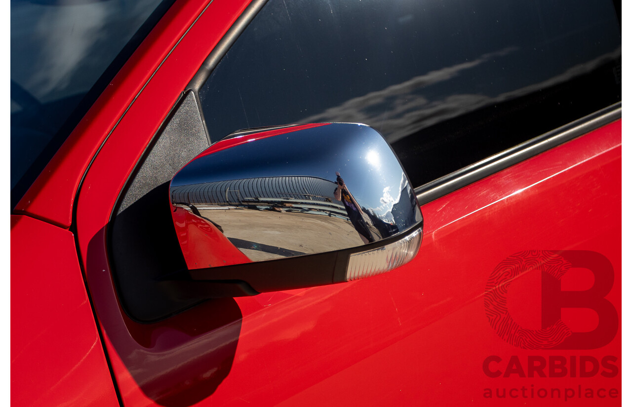 11/2017 Holden Colorado Storm (4x4) RG MY16 Crew Cab P/Up Absolute Red Turbo Diesel 2.8L