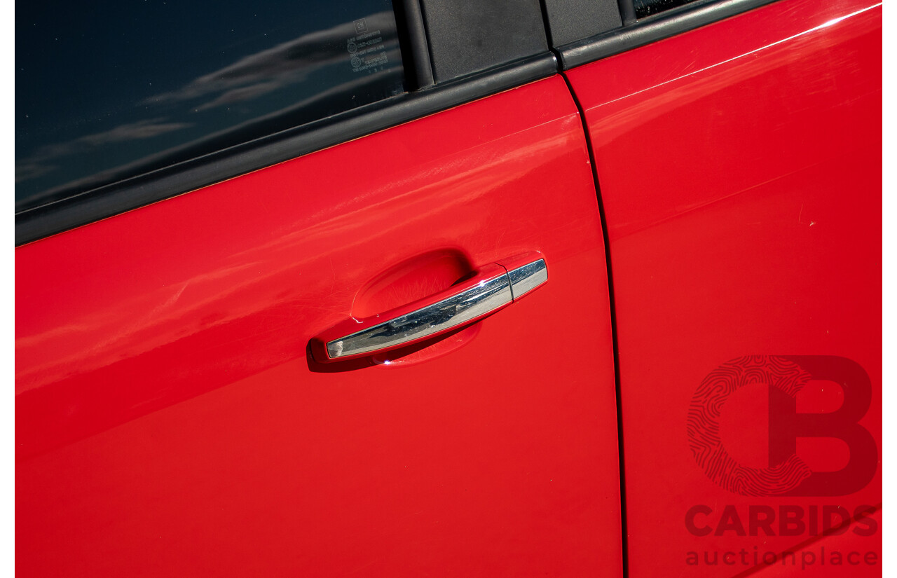 11/2017 Holden Colorado Storm (4x4) RG MY16 Crew Cab P/Up Absolute Red Turbo Diesel 2.8L