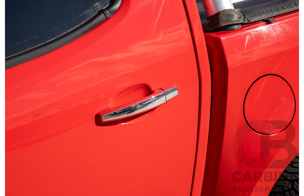 11/2017 Holden Colorado Storm (4x4) RG MY16 Crew Cab P/Up Absolute Red Turbo Diesel 2.8L