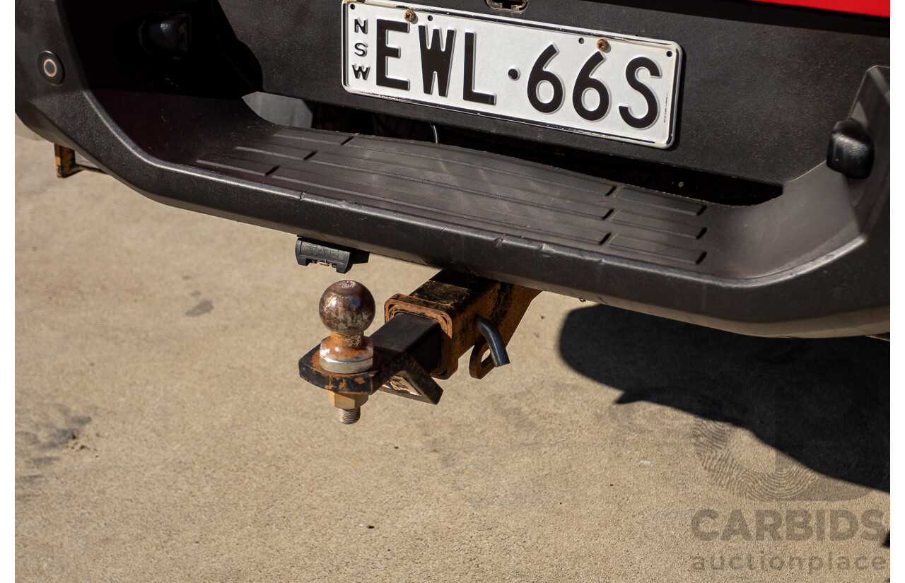 11/2017 Holden Colorado Storm (4x4) RG MY16 Crew Cab P/Up Absolute Red Turbo Diesel 2.8L