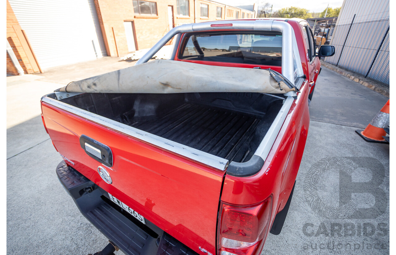11/2017 Holden Colorado Storm (4x4) RG MY16 Crew Cab P/Up Absolute Red Turbo Diesel 2.8L