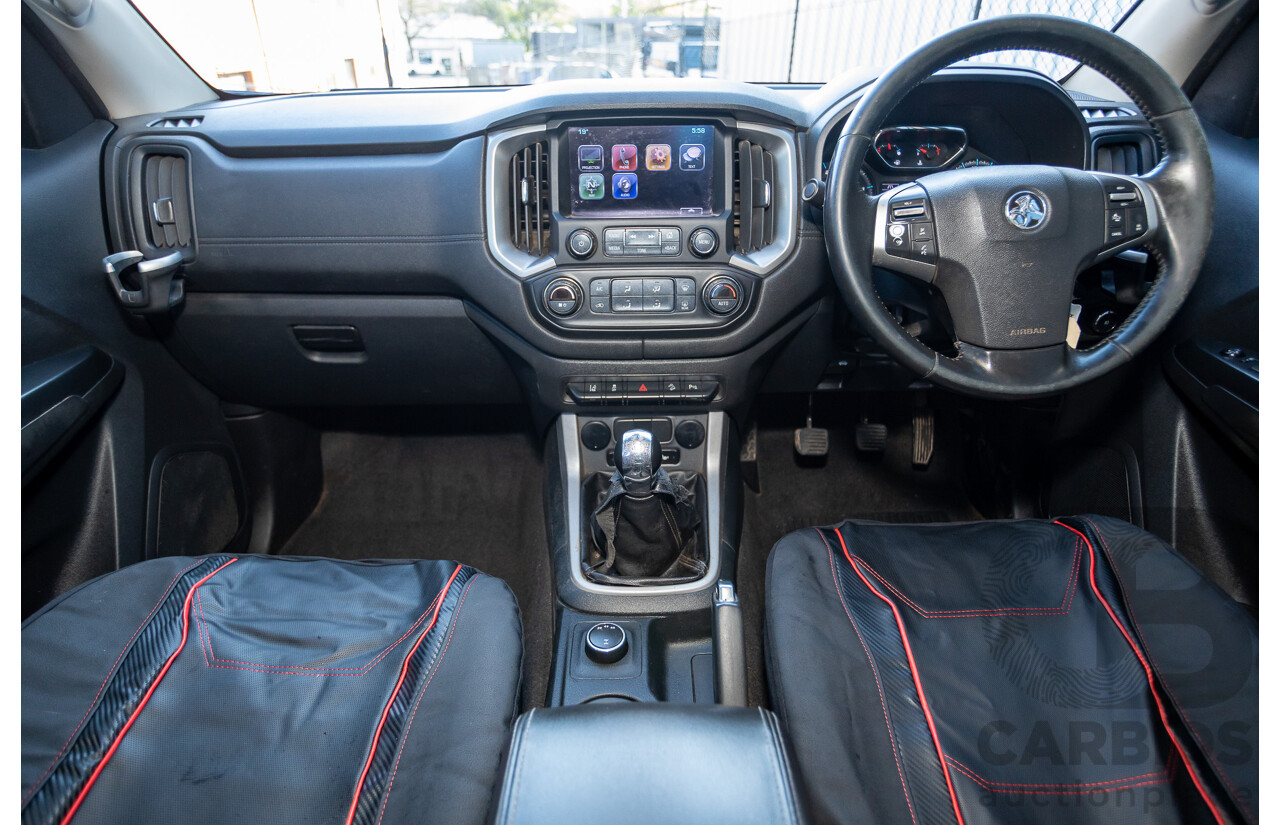 11/2017 Holden Colorado Storm (4x4) RG MY16 Crew Cab P/Up Absolute Red Turbo Diesel 2.8L