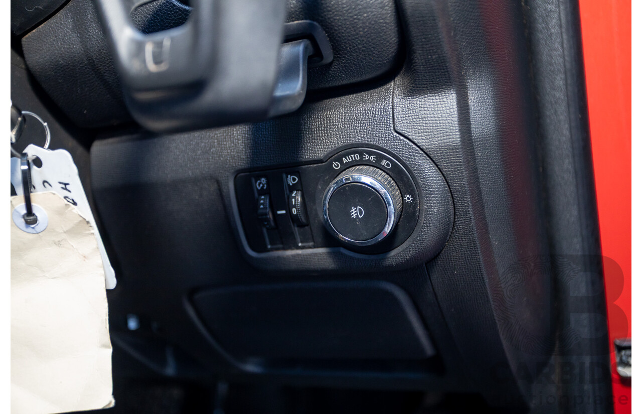 11/2017 Holden Colorado Storm (4x4) RG MY16 Crew Cab P/Up Absolute Red Turbo Diesel 2.8L