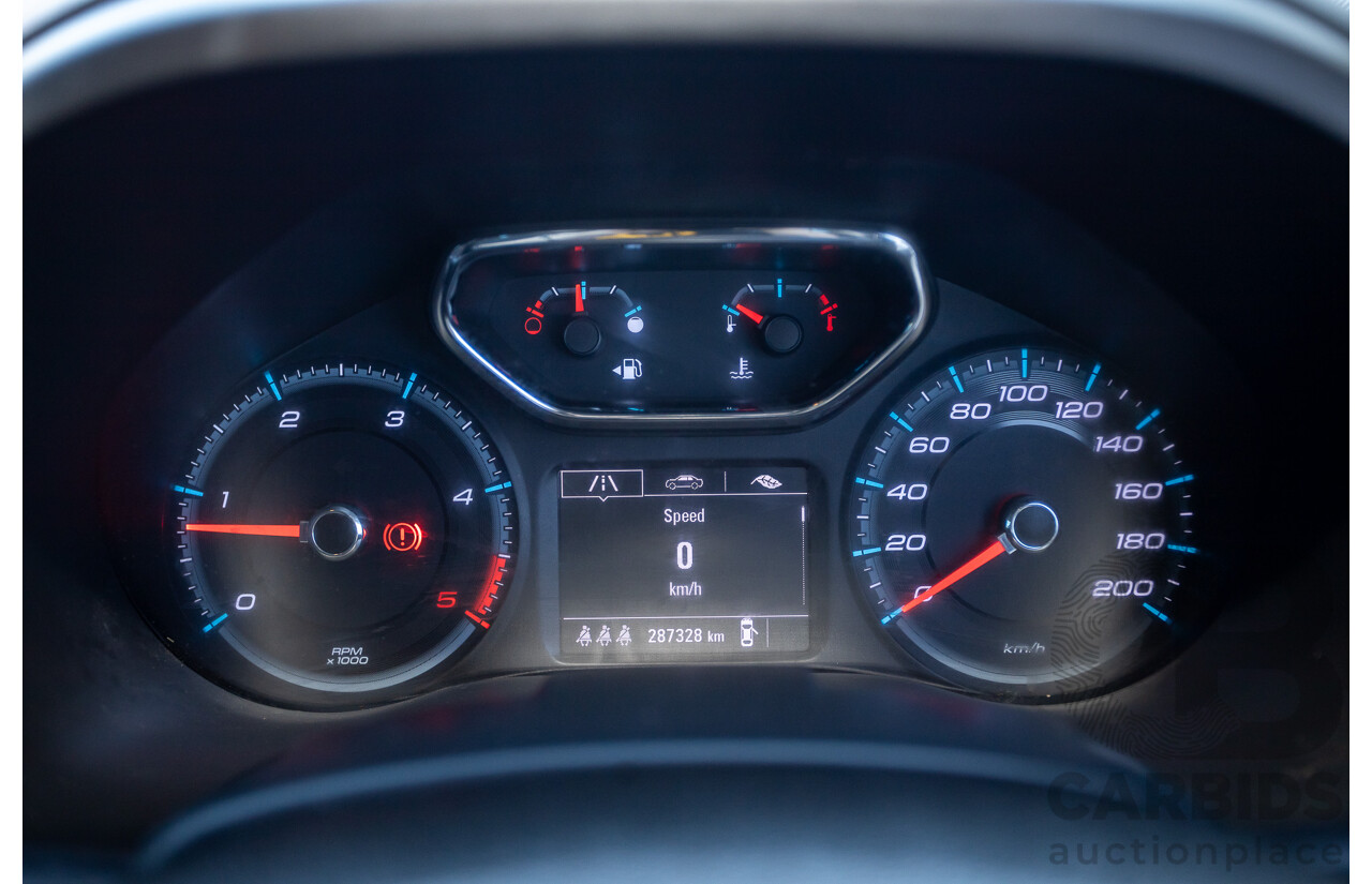 11/2017 Holden Colorado Storm (4x4) RG MY16 Crew Cab P/Up Absolute Red Turbo Diesel 2.8L