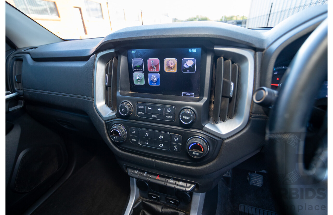 11/2017 Holden Colorado Storm (4x4) RG MY16 Crew Cab P/Up Absolute Red Turbo Diesel 2.8L
