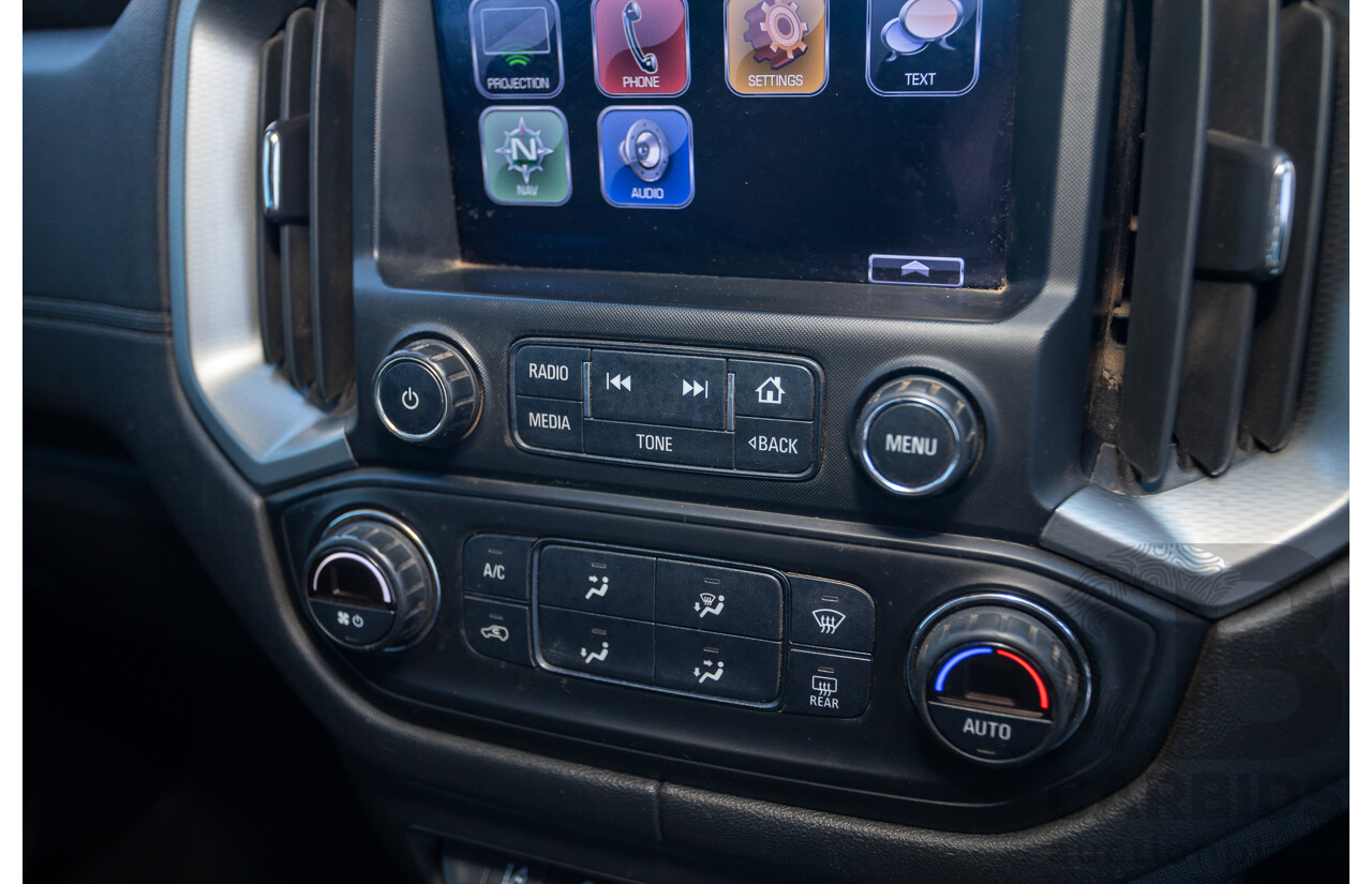 11/2017 Holden Colorado Storm (4x4) RG MY16 Crew Cab P/Up Absolute Red Turbo Diesel 2.8L