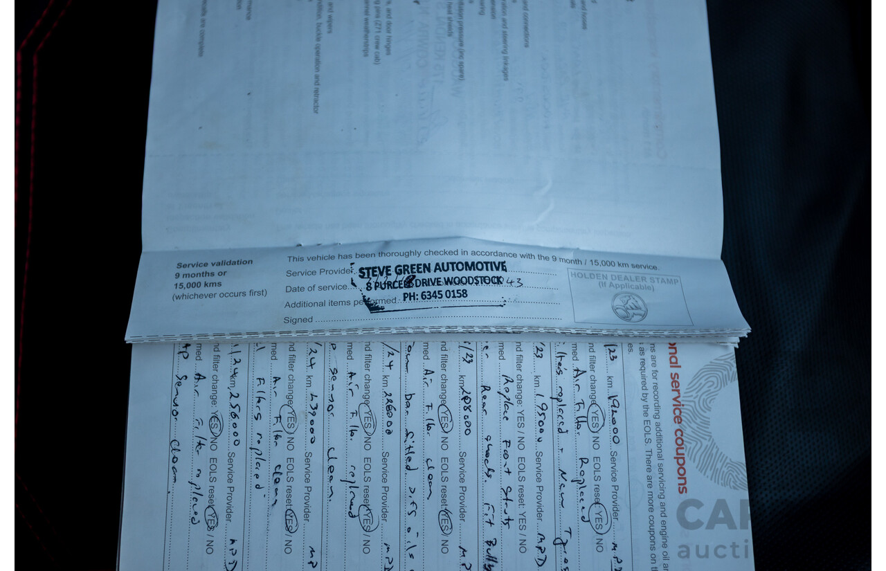 11/2017 Holden Colorado Storm (4x4) RG MY16 Crew Cab P/Up Absolute Red Turbo Diesel 2.8L