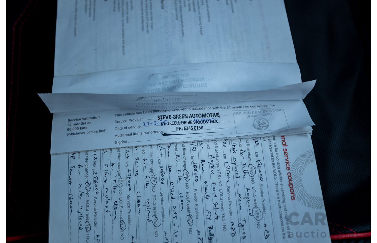 11/2017 Holden Colorado Storm (4x4) RG MY16 Crew Cab P/Up Absolute Red Turbo Diesel 2.8L