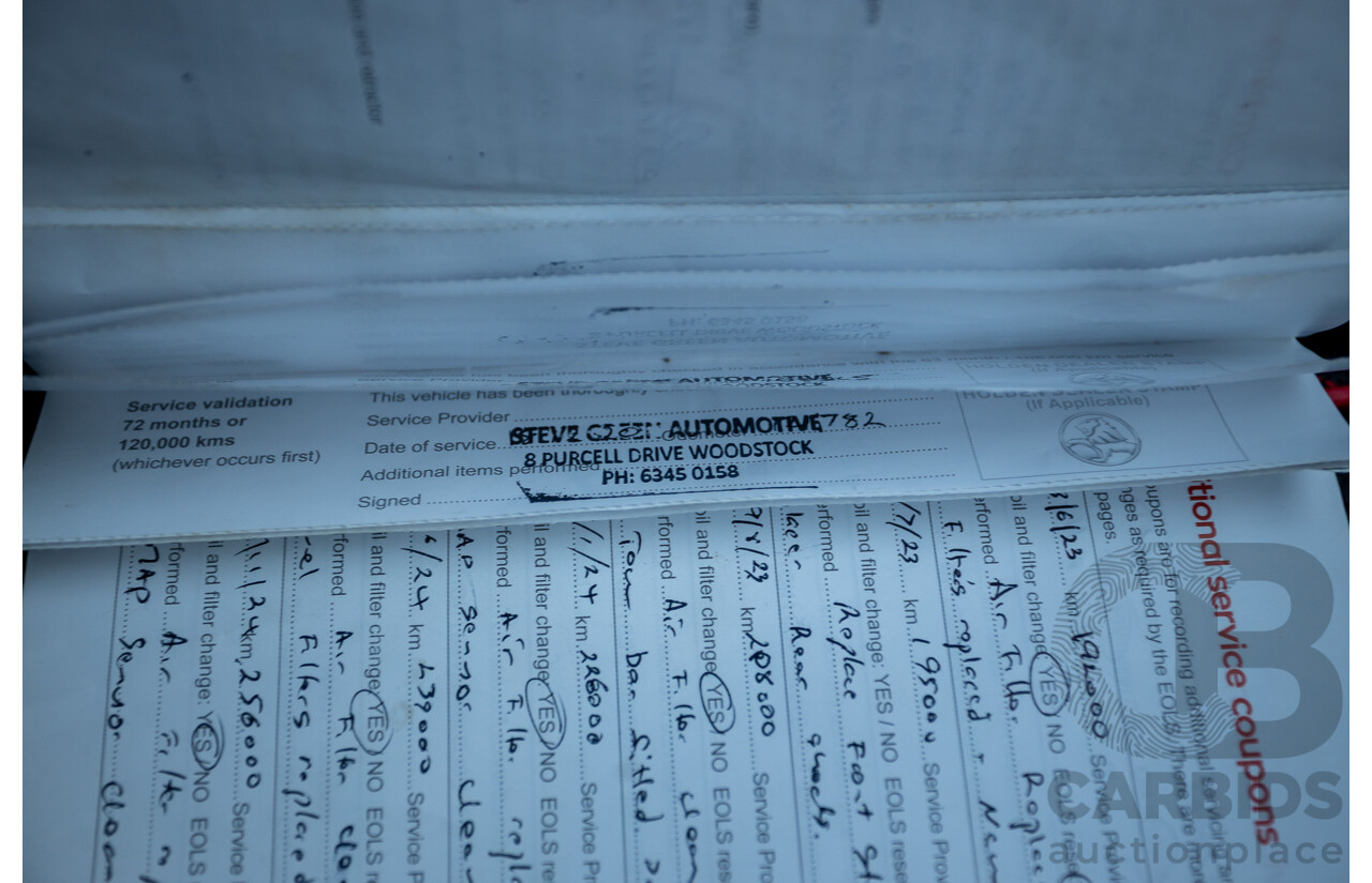 11/2017 Holden Colorado Storm (4x4) RG MY16 Crew Cab P/Up Absolute Red Turbo Diesel 2.8L