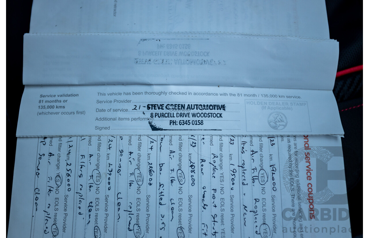 11/2017 Holden Colorado Storm (4x4) RG MY16 Crew Cab P/Up Absolute Red Turbo Diesel 2.8L