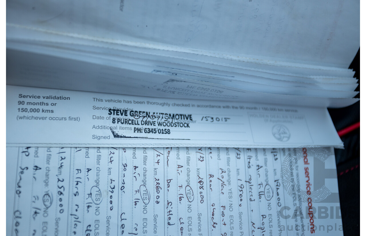 11/2017 Holden Colorado Storm (4x4) RG MY16 Crew Cab P/Up Absolute Red Turbo Diesel 2.8L