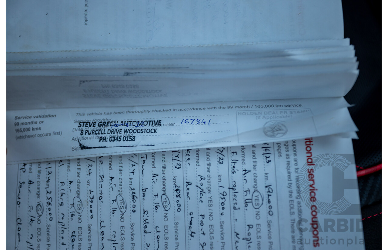 11/2017 Holden Colorado Storm (4x4) RG MY16 Crew Cab P/Up Absolute Red Turbo Diesel 2.8L