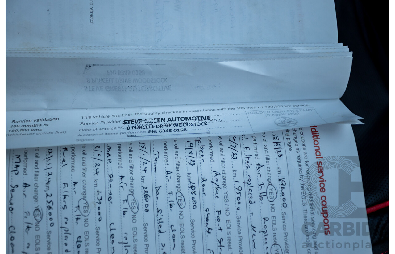 11/2017 Holden Colorado Storm (4x4) RG MY16 Crew Cab P/Up Absolute Red Turbo Diesel 2.8L