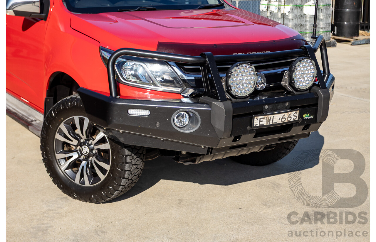 11/2017 Holden Colorado Storm (4x4) RG MY16 Crew Cab P/Up Absolute Red Turbo Diesel 2.8L