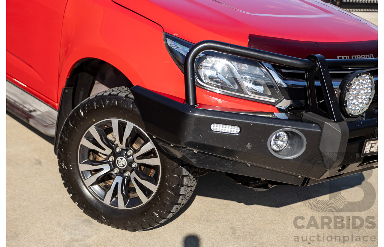 11/2017 Holden Colorado Storm (4x4) RG MY16 Crew Cab P/Up Absolute Red Turbo Diesel 2.8L