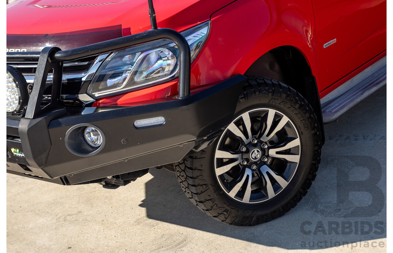11/2017 Holden Colorado Storm (4x4) RG MY16 Crew Cab P/Up Absolute Red Turbo Diesel 2.8L