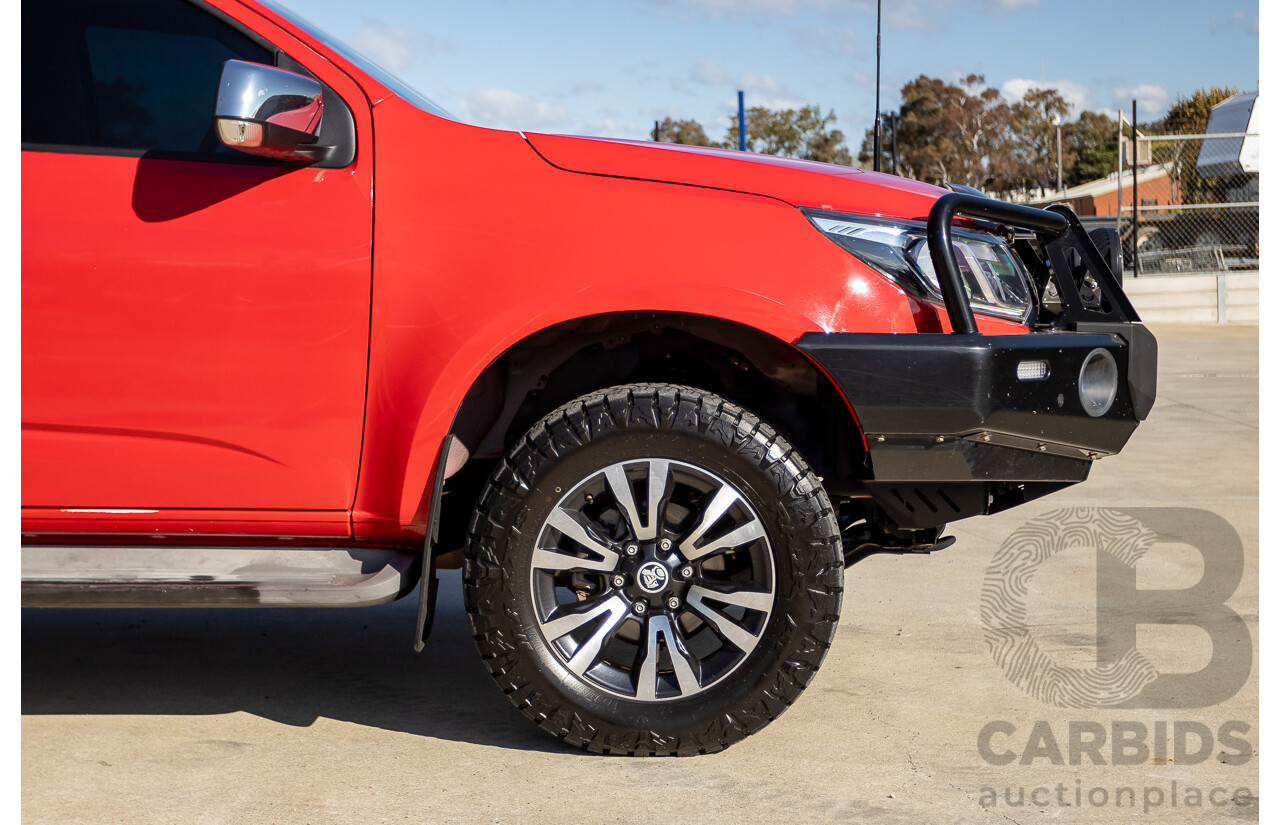 11/2017 Holden Colorado Storm (4x4) RG MY16 Crew Cab P/Up Absolute Red Turbo Diesel 2.8L