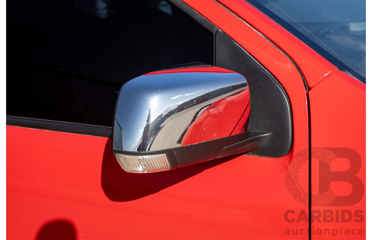 11/2017 Holden Colorado Storm (4x4) RG MY16 Crew Cab P/Up Absolute Red Turbo Diesel 2.8L