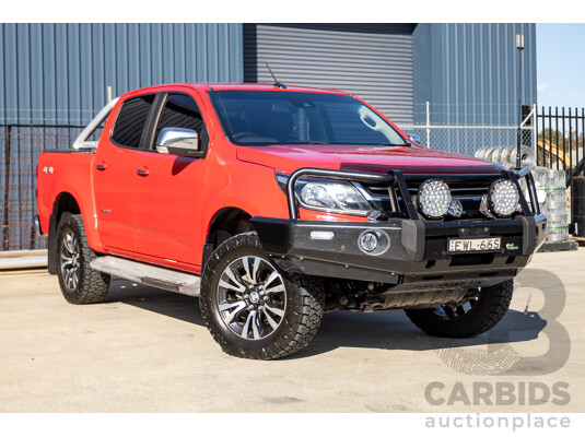 11/2017 Holden Colorado Storm (4x4) RG MY16 Crew Cab P/Up Absolute Red Turbo Diesel 2.8L 11/2017 Holden Colorado Storm (4x4) RG MY16 Crew Cab P/Up Absolute Red Turbo Diesel 2.8L