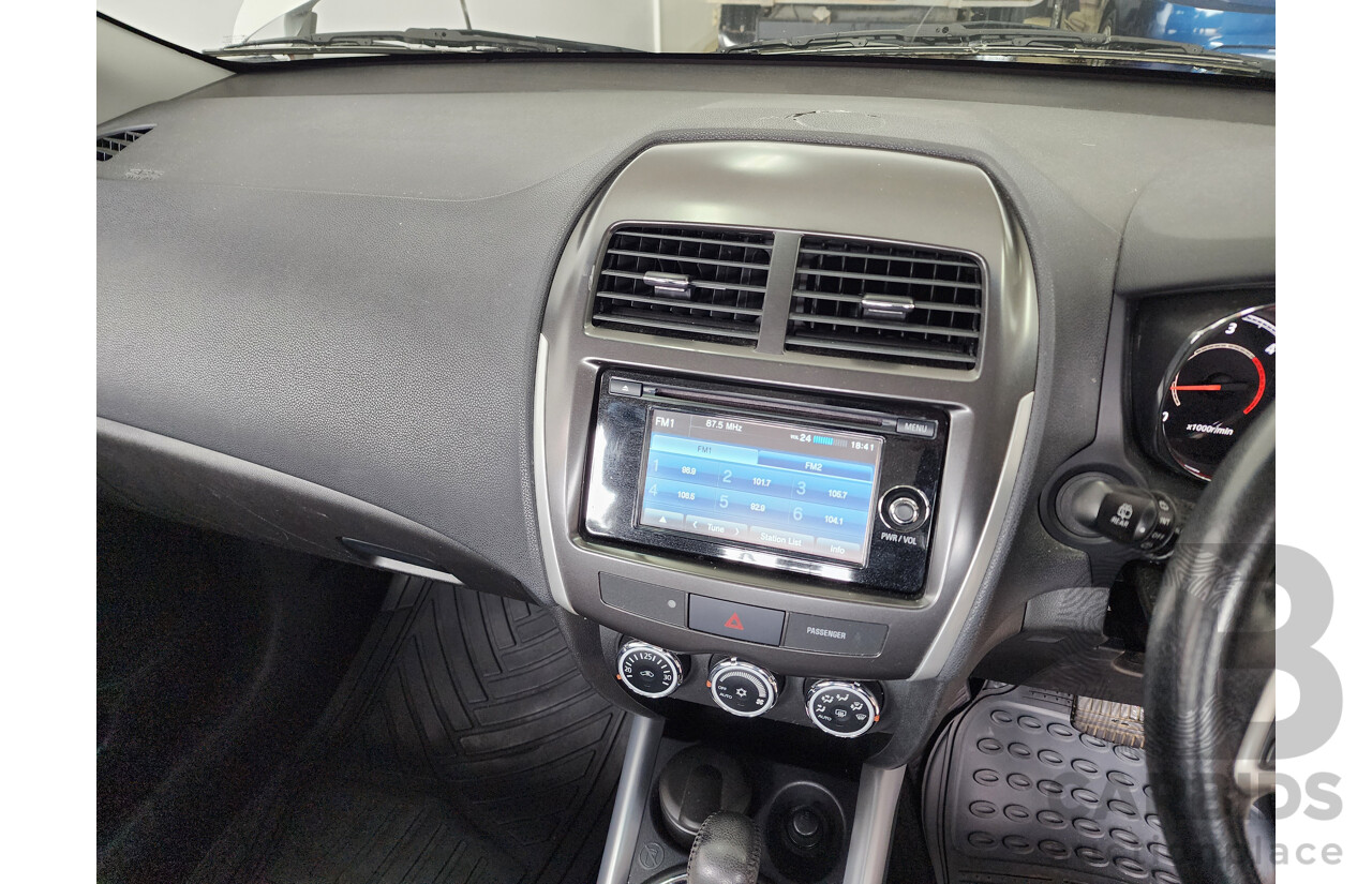 12/2013 Mitsubishi ASX (4wd) XB MY14 4d Wagon White 2.3L