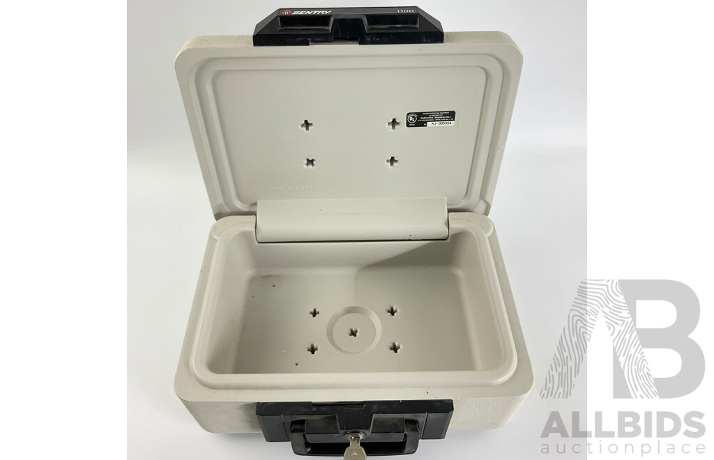 Sentry 1100 Lockable Fireproof Security Case