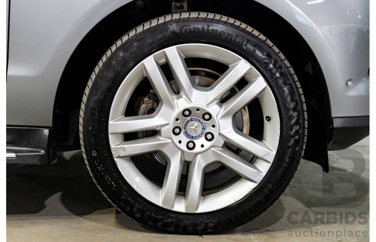 8/2014 Mercedes-Benz ML 250 CDI Bluetec (4x4) 166 4d Wagon Palladium Silver Metallic Turbo Diesel 2.1L