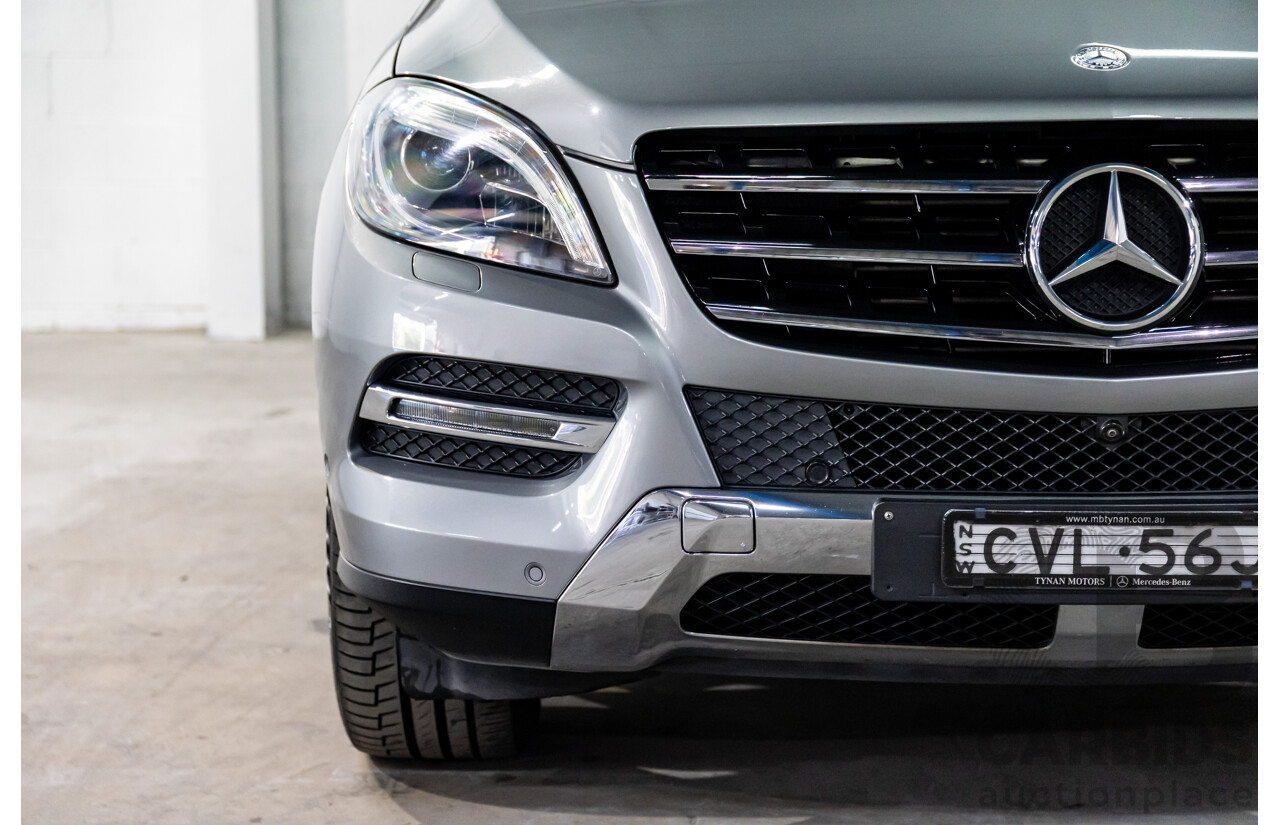8/2014 Mercedes-Benz ML 250 CDI Bluetec (4x4) 166 4d Wagon Palladium Silver Metallic Turbo Diesel 2.1L