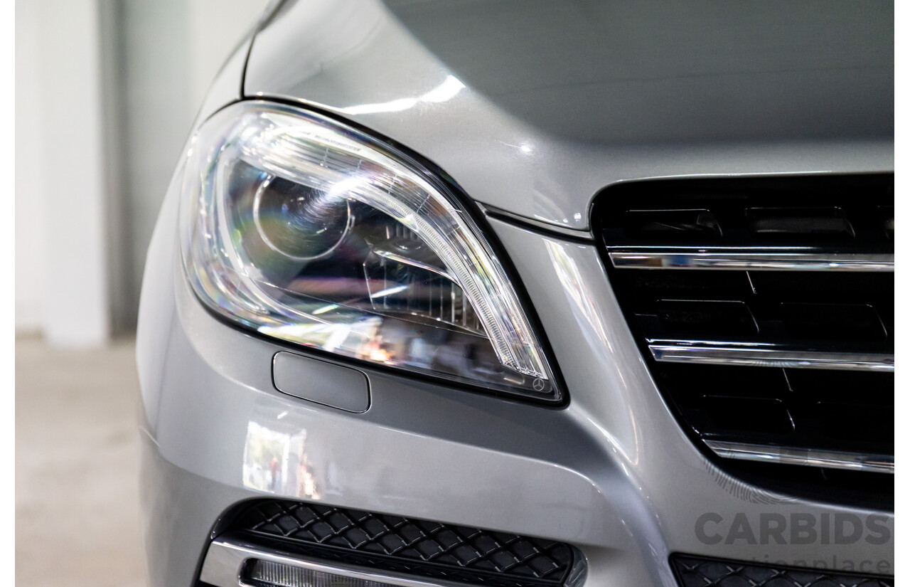 8/2014 Mercedes-Benz ML 250 CDI Bluetec (4x4) 166 4d Wagon Palladium Silver Metallic Turbo Diesel 2.1L