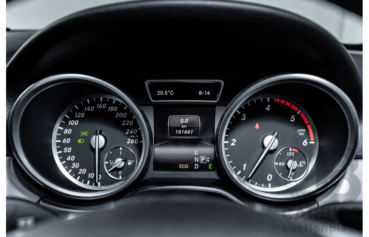 8/2014 Mercedes-Benz ML 250 CDI Bluetec (4x4) 166 4d Wagon Palladium Silver Metallic Turbo Diesel 2.1L