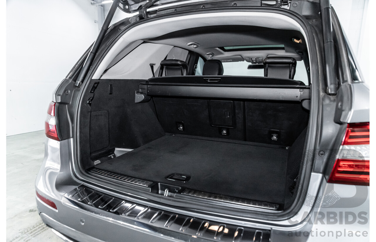 8/2014 Mercedes-Benz ML 250 CDI Bluetec (4x4) 166 4d Wagon Palladium Silver Metallic Turbo Diesel 2.1L