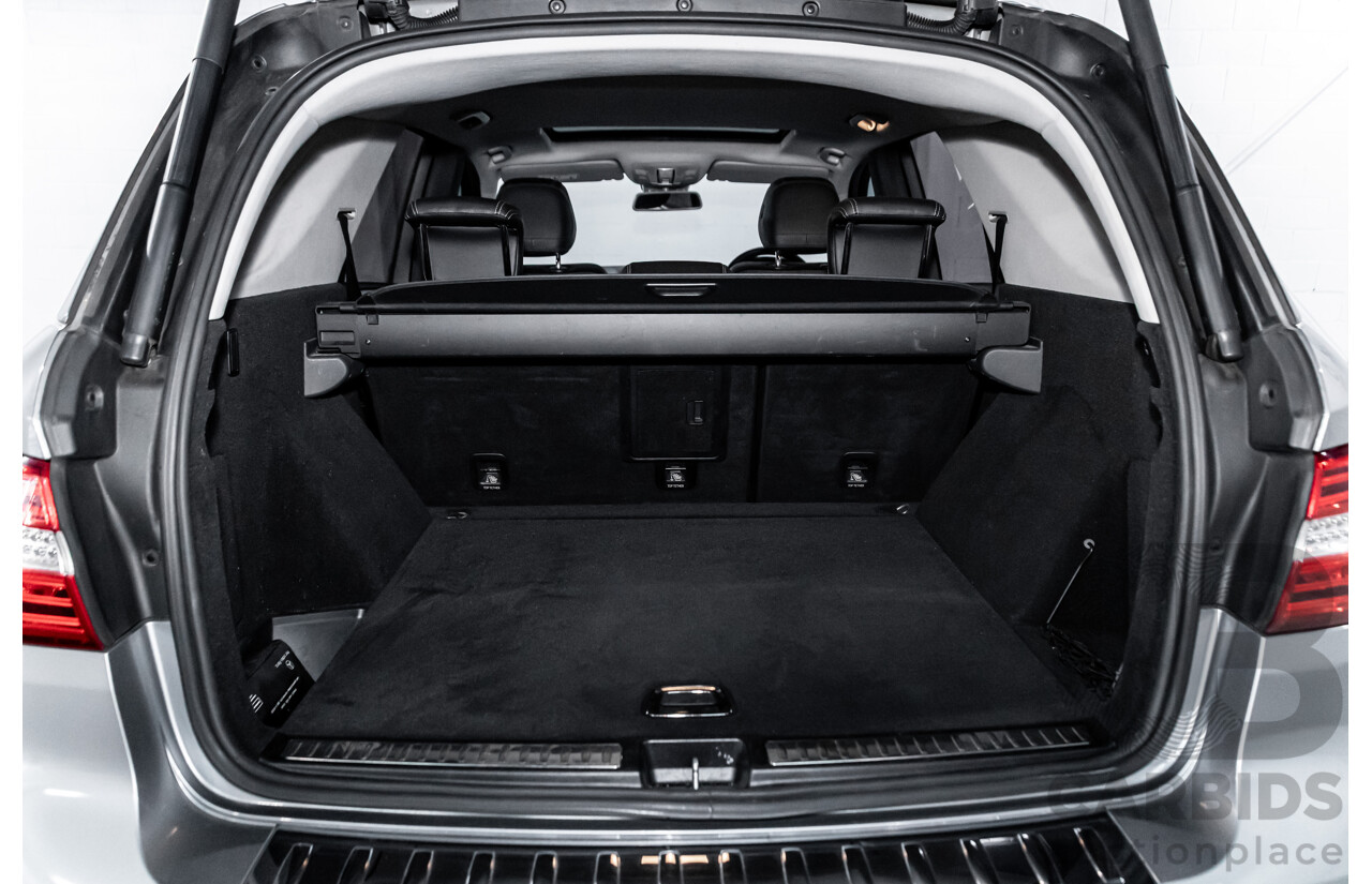 8/2014 Mercedes-Benz ML 250 CDI Bluetec (4x4) 166 4d Wagon Palladium Silver Metallic Turbo Diesel 2.1L