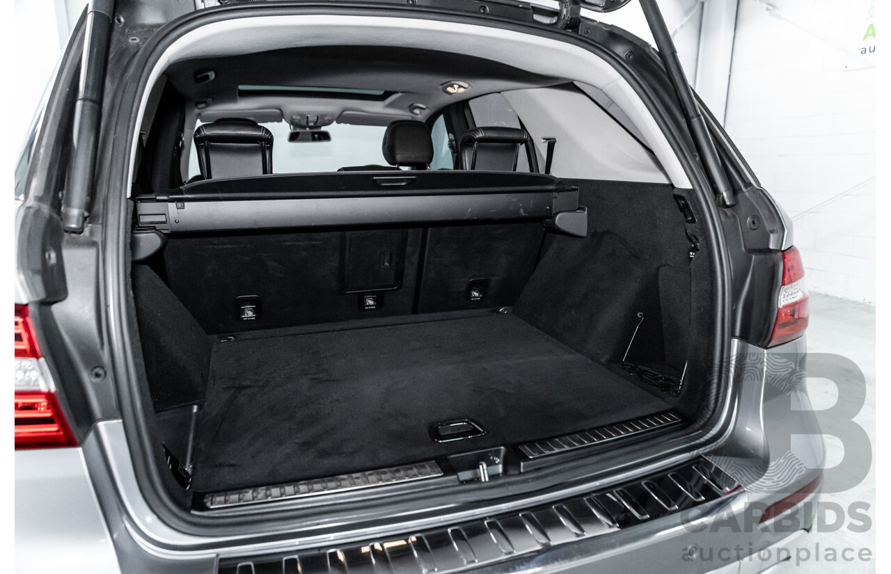8/2014 Mercedes-Benz ML 250 CDI Bluetec (4x4) 166 4d Wagon Palladium Silver Metallic Turbo Diesel 2.1L