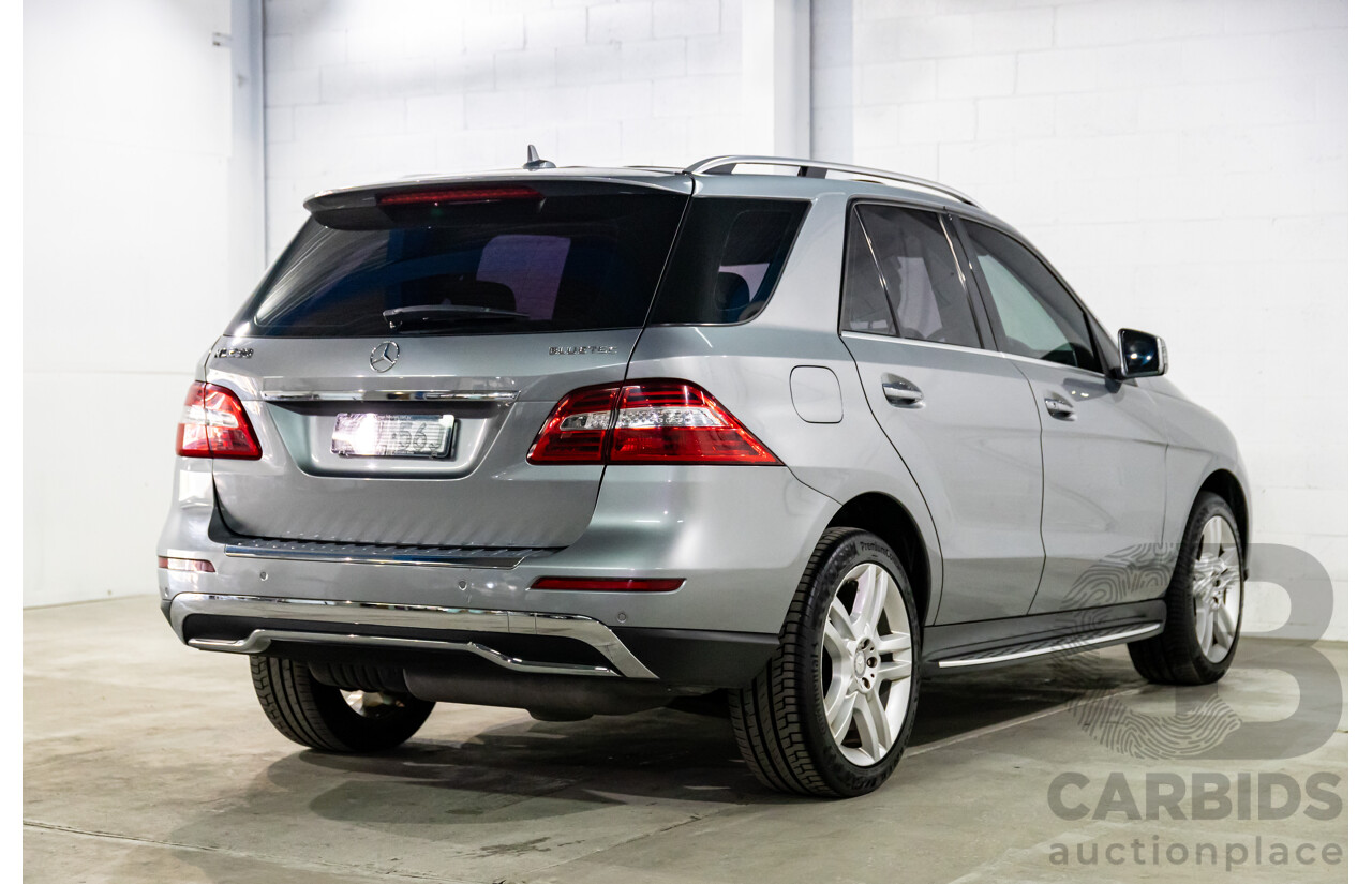 8/2014 Mercedes-Benz ML 250 CDI Bluetec (4x4) 166 4d Wagon Palladium Silver Metallic Turbo Diesel 2.1L