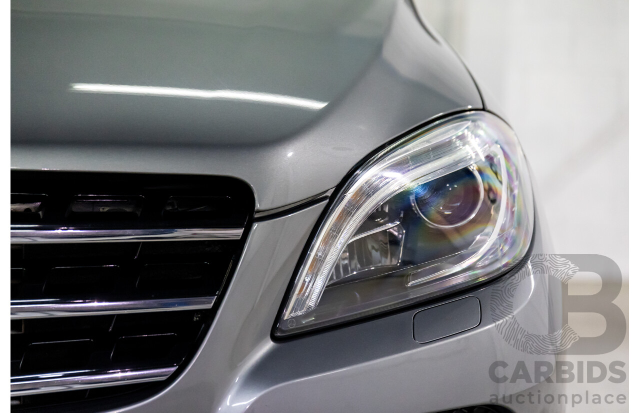 8/2014 Mercedes-Benz ML 250 CDI Bluetec (4x4) 166 4d Wagon Palladium Silver Metallic Turbo Diesel 2.1L
