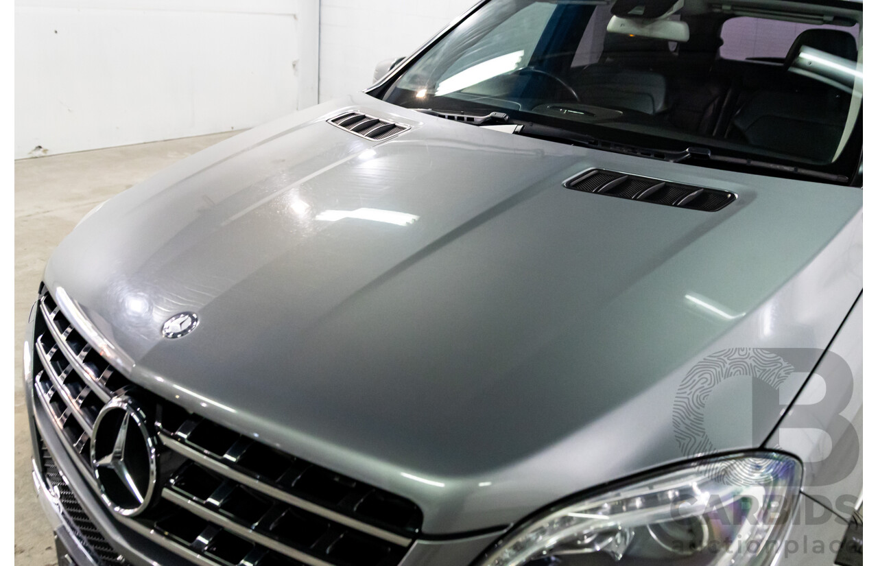 8/2014 Mercedes-Benz ML 250 CDI Bluetec (4x4) 166 4d Wagon Palladium Silver Metallic Turbo Diesel 2.1L