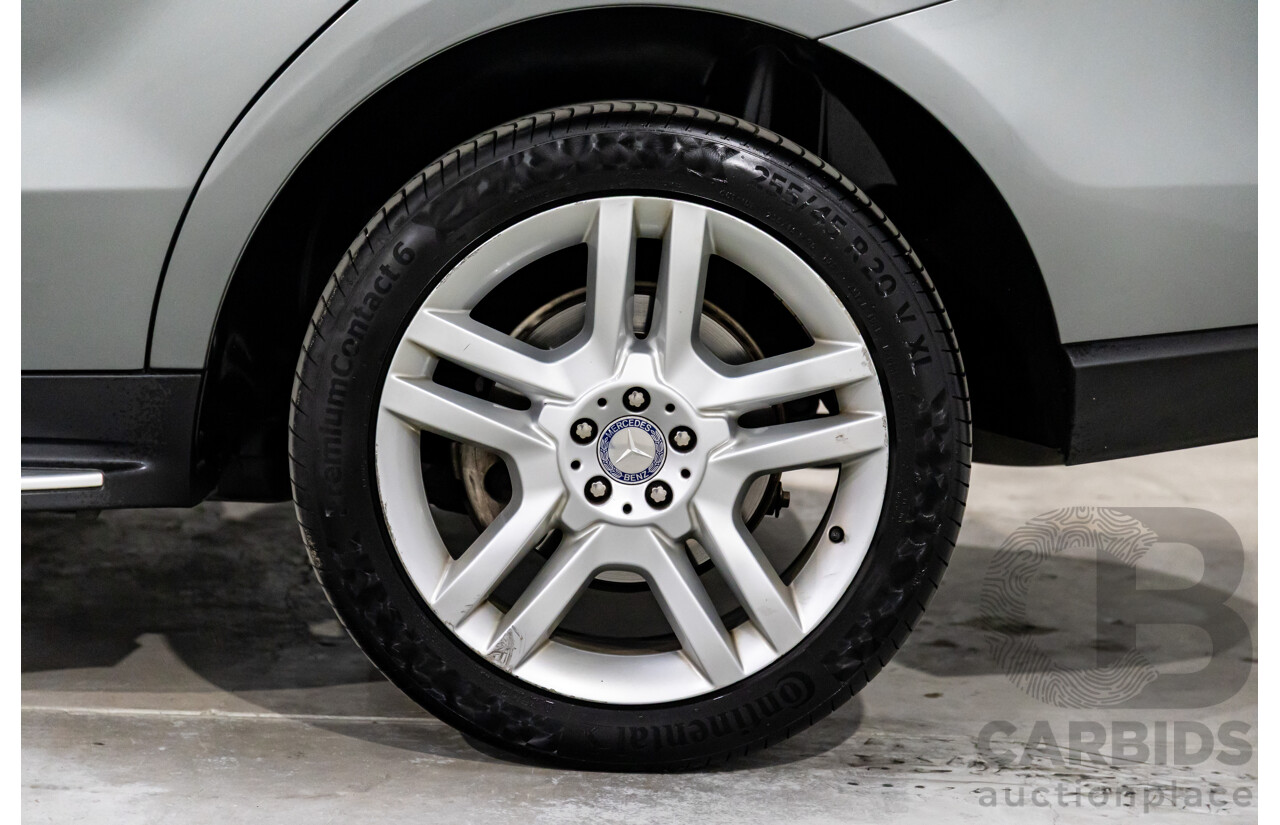 8/2014 Mercedes-Benz ML 250 CDI Bluetec (4x4) 166 4d Wagon Palladium Silver Metallic Turbo Diesel 2.1L