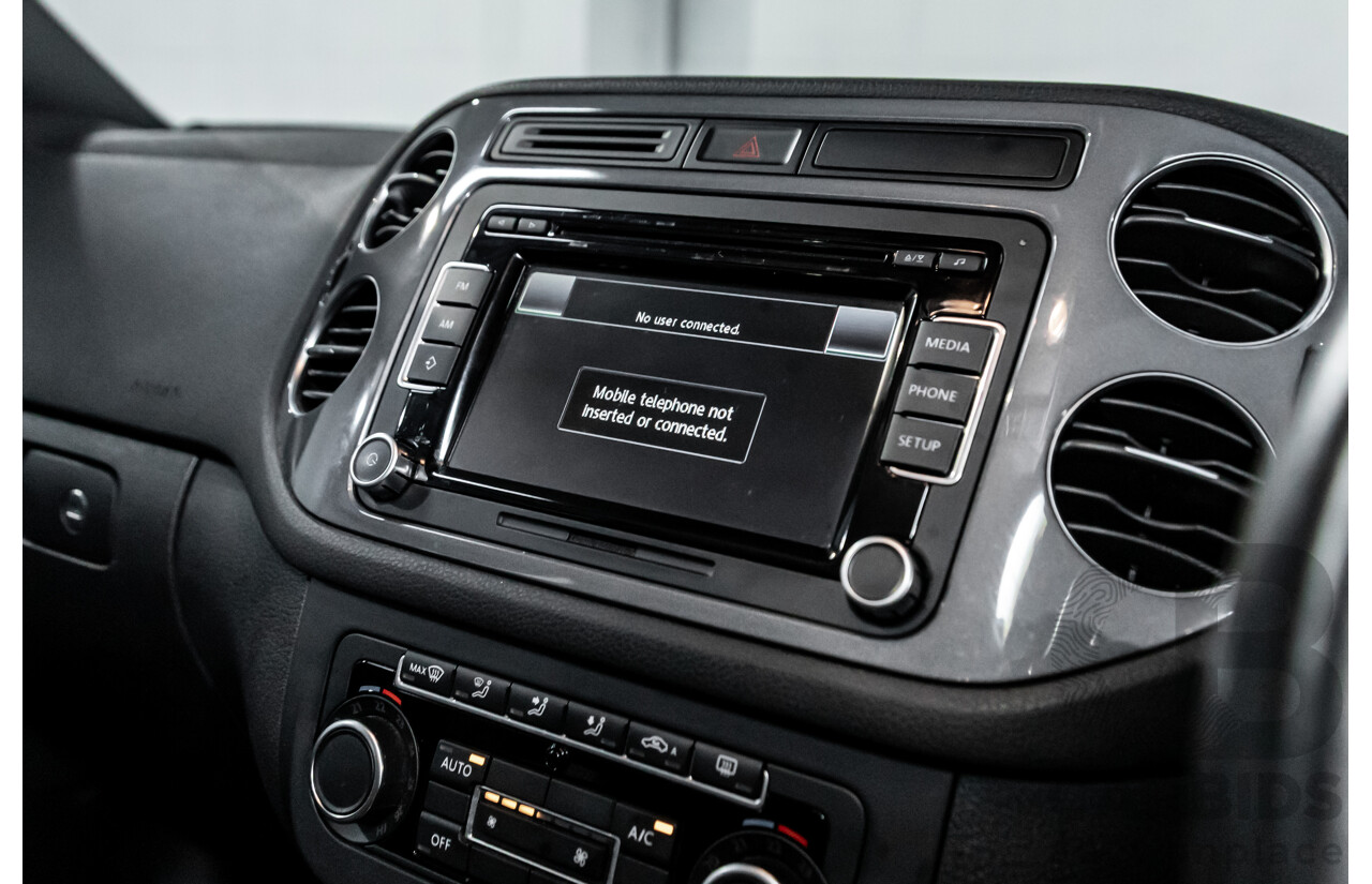 11/2014 Volkswagen Tiguan 130 TDI R-Line (4x4) 5NC MY15 4d Wagon Pure White Turbo Diesel 2.0L