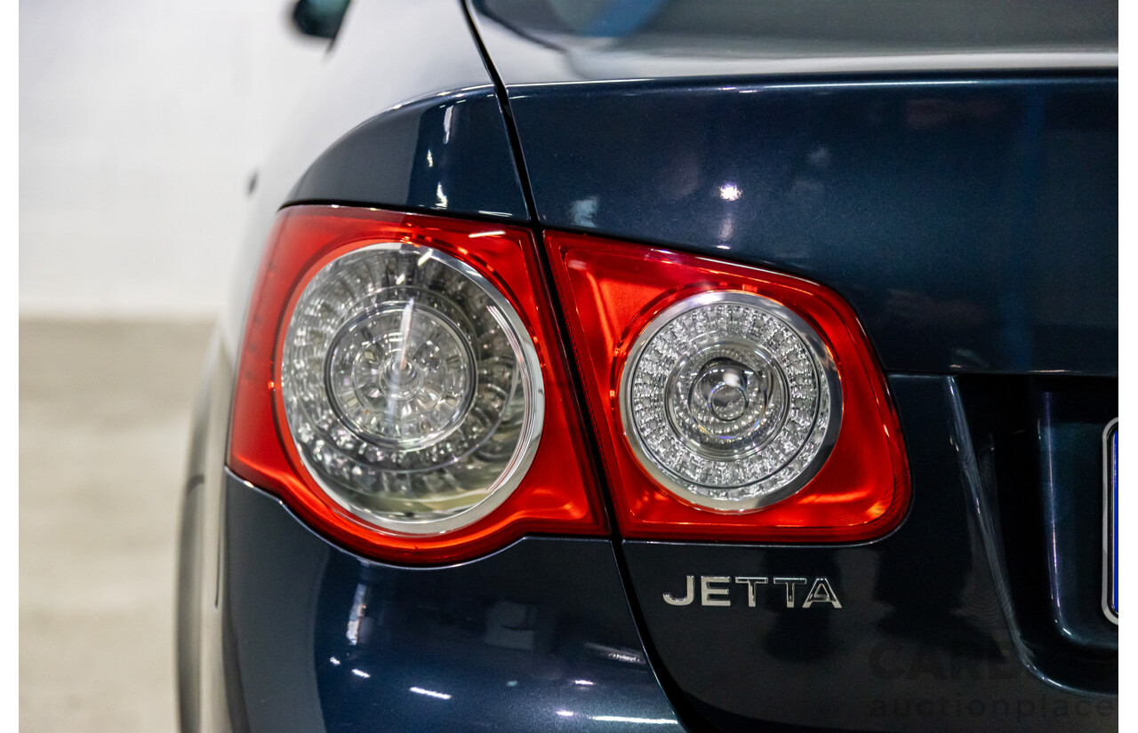 8/2007 Volkswagen Jetta 2.0 Turbo FSI 1KM MY08 4d Sedan Shadow Blue Metallic Turbo 2.0L