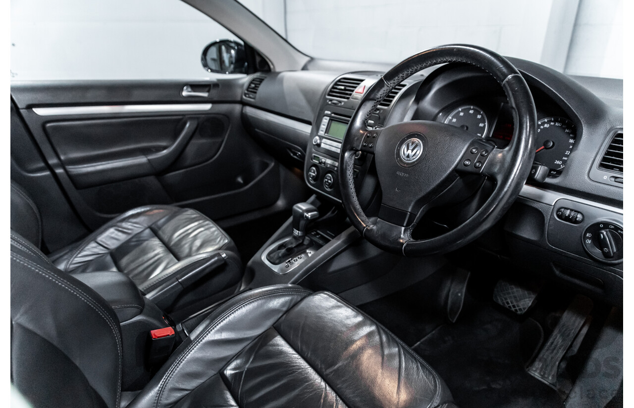 8/2007 Volkswagen Jetta 2.0 Turbo FSI 1KM MY08 4d Sedan Shadow Blue Metallic Turbo 2.0L