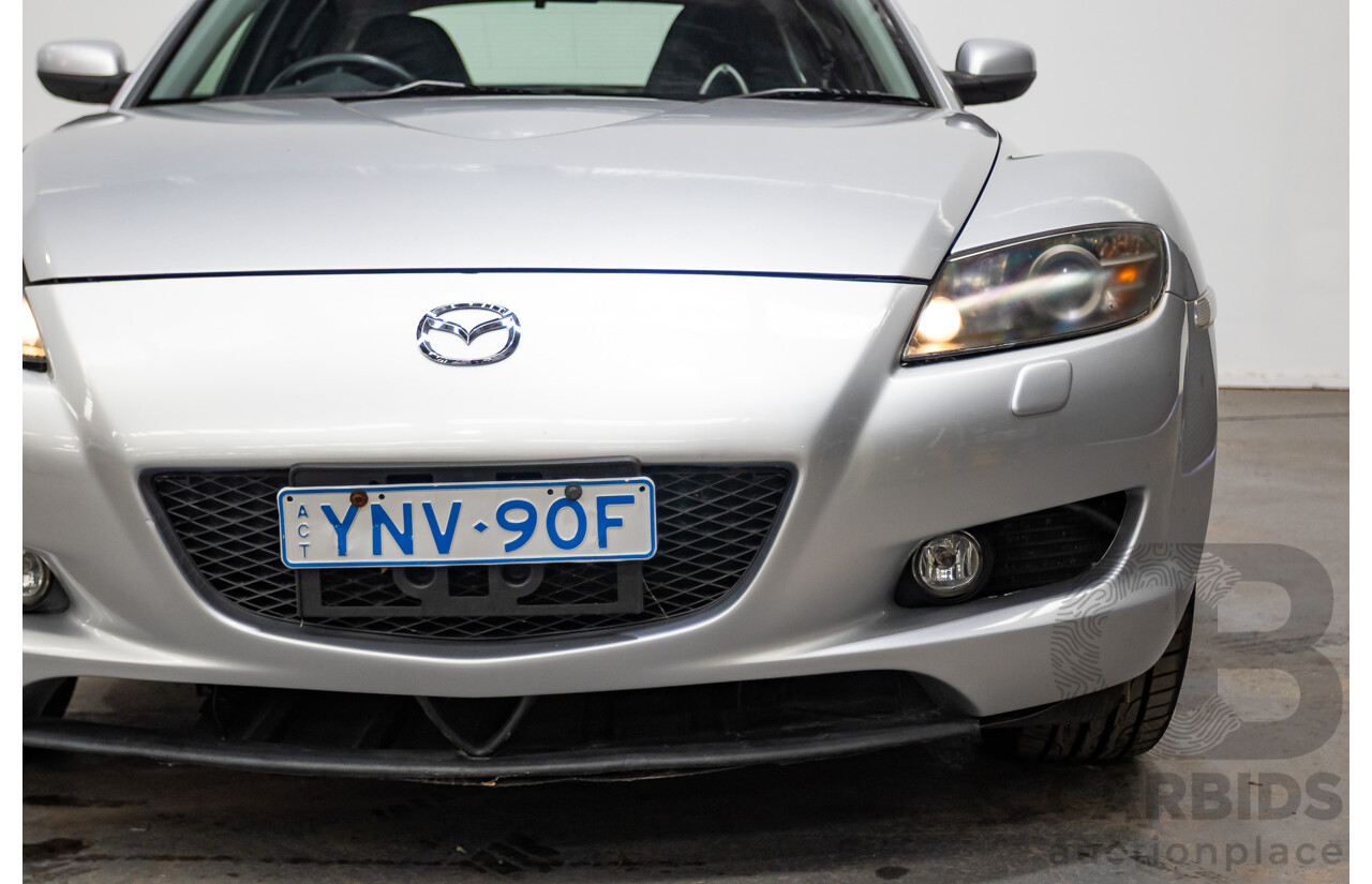 9/2005 Mazda RX-8 FE Series 1 4d Coupe Sunlight Silver Metallic 1.3L