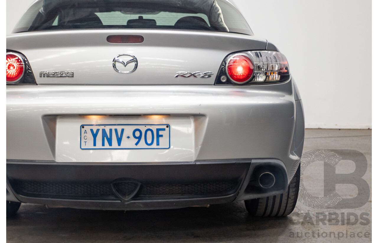 9/2005 Mazda RX-8 FE Series 1 4d Coupe Sunlight Silver Metallic 1.3L