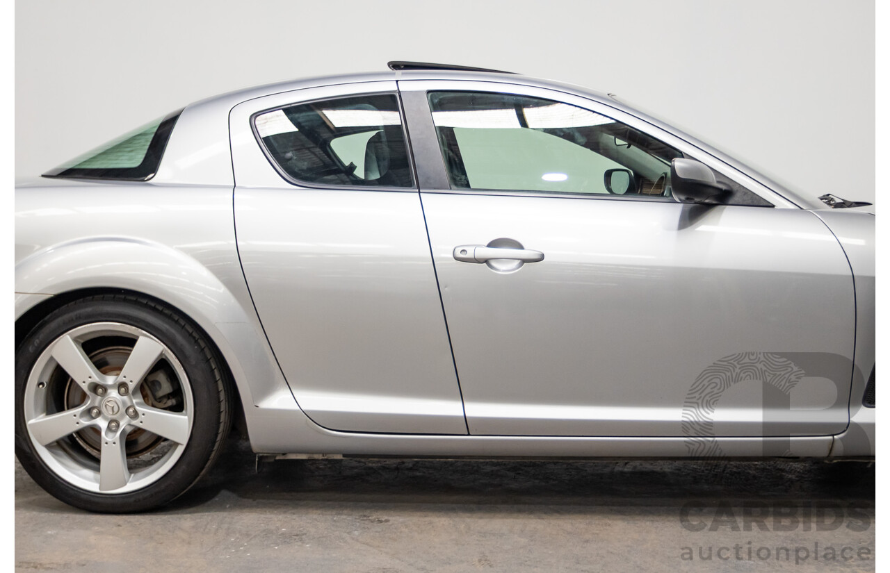 9/2005 Mazda RX-8 FE Series 1 4d Coupe Sunlight Silver Metallic 1.3L