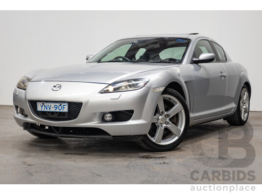 9/2005 Mazda RX-8 FE Series 1 4d Coupe Sunlight Silver Metallic 1.3L