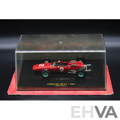 Five Diecast Ferraris Including - F2008, F1-90 1900 , 158 F1 1964, 156 F1 1961, 312 T4 1979 - 1:43 Scale
