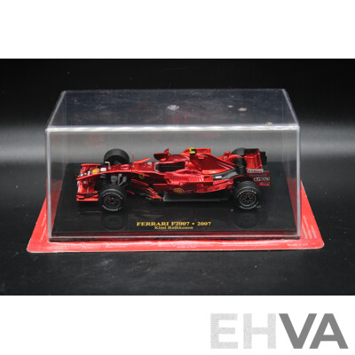 Five Diecast Ferraris Including - 312T2, F312 B2, F310 1996, 312 T4 1979, F2007 - 1:43 Scale