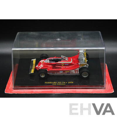 Five Diecast Ferraris Including - 312T2, F312 B2, F310 1996, 312 T4 1979, F2007 - 1:43 Scale