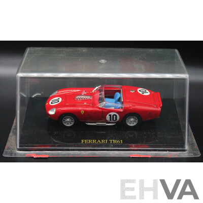 Six Red Diecast Ferrari Collection - 1:43 Scale