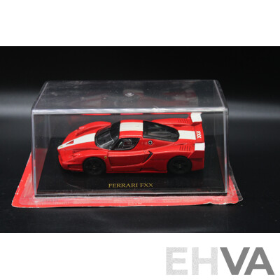 Six Red Diecast Ferrari Collection - 1:43 Scale
