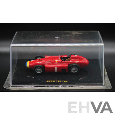 Six Red Diecast Ferrari Collection - 1:43 Scale